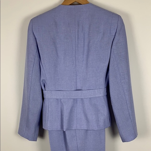 Larry Levine Purple Pant Suit - Picture 6 of 8